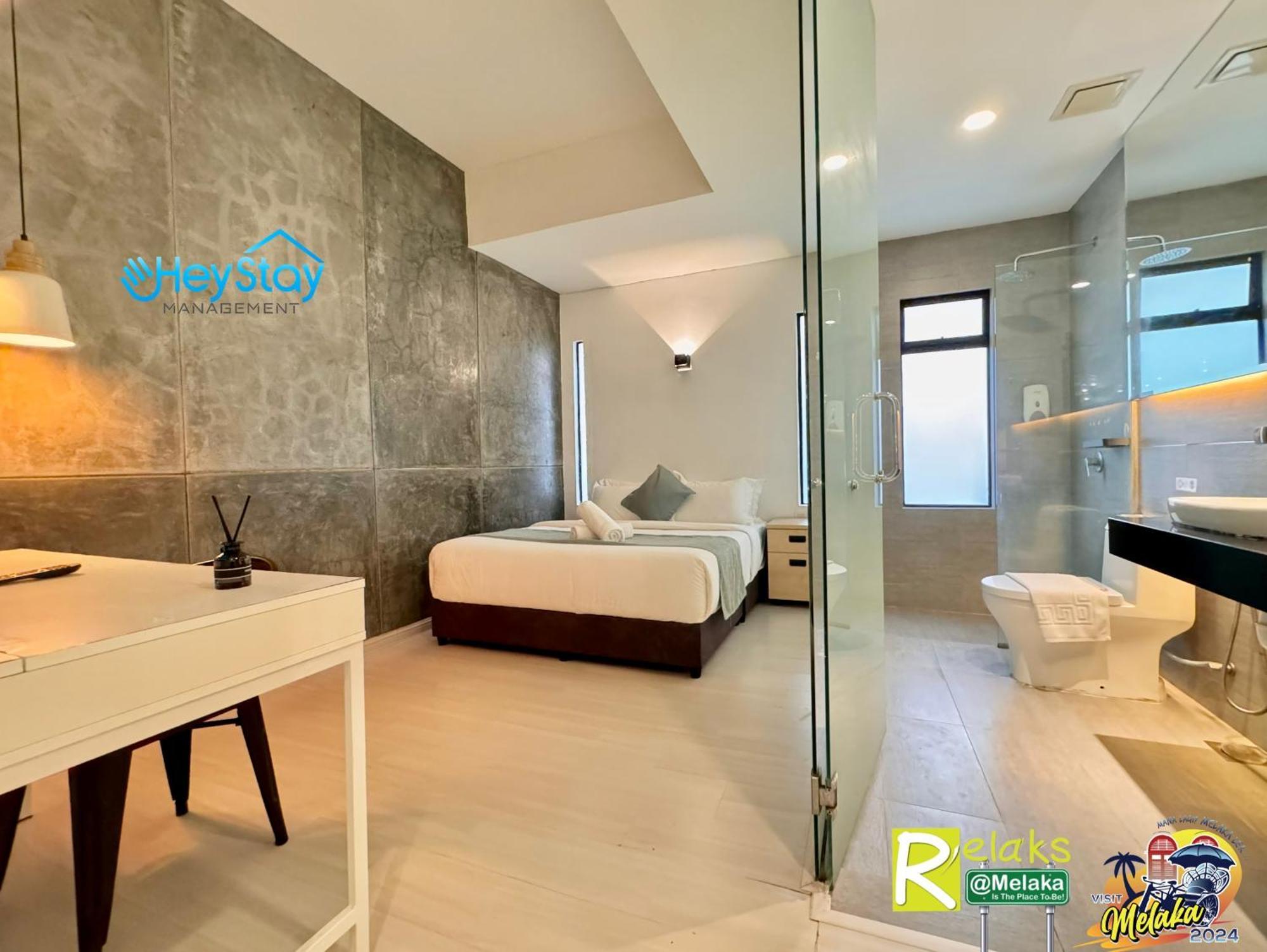 Modern Cave Guest House Walking Distance 5Mins To Jonker Malacca Exterior foto