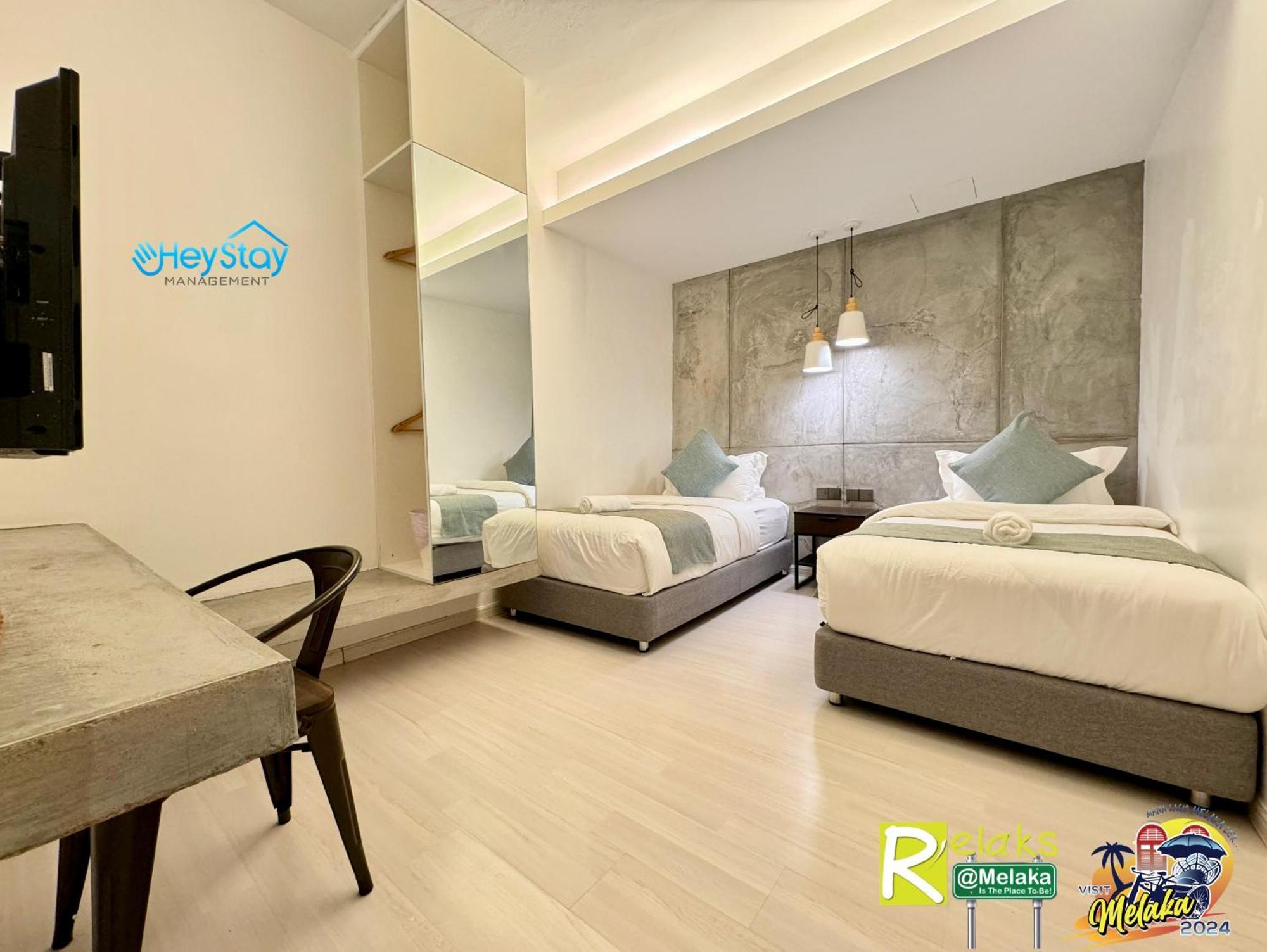 Modern Cave Guest House Walking Distance 5Mins To Jonker Malacca Exterior foto
